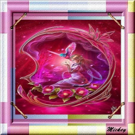 cadre multi couleurs